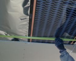 infra folia mennyezetbe epitve